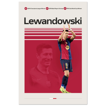 ROBERT LEWANDOWSKI | SOCCER POSTER - HYUU Art