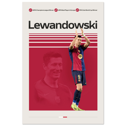ROBERT LEWANDOWSKI | SOCCER POSTER - HYUU Art