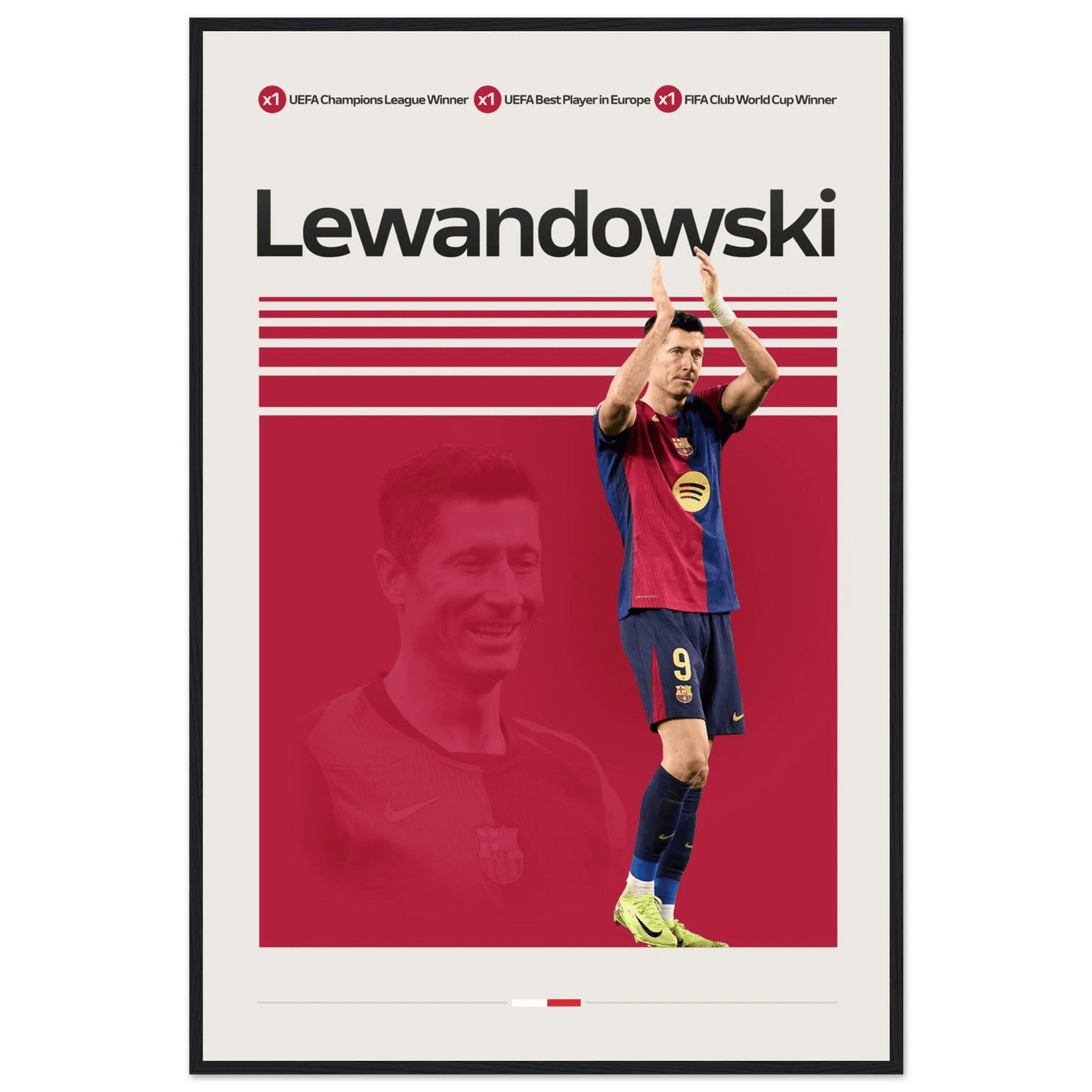 ROBERT LEWANDOWSKI | SOCCER POSTER - HYUU Art