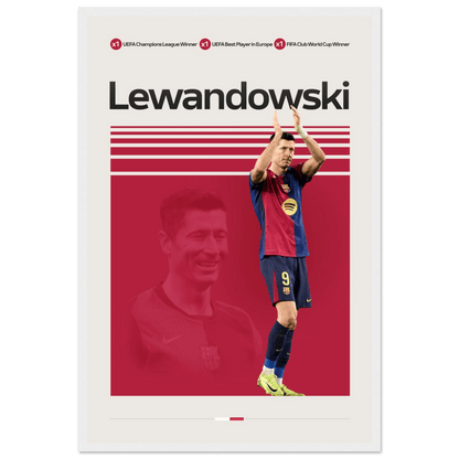 ROBERT LEWANDOWSKI | SOCCER POSTER - HYUU Art