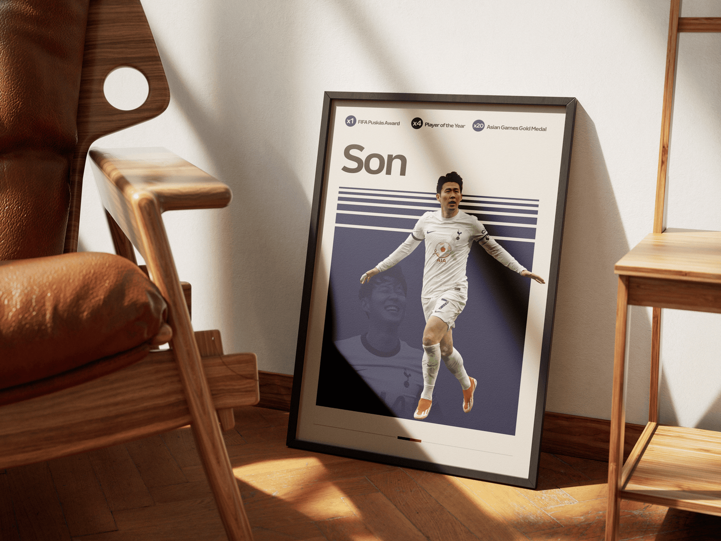 SON HEUNG - MIN | SOCCER POSTER - HYUU Art