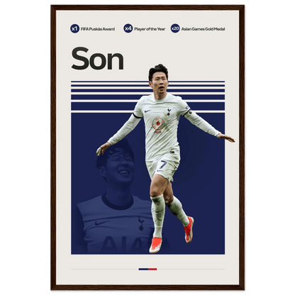 SON HEUNG - MIN | SOCCER POSTER - HYUU Art