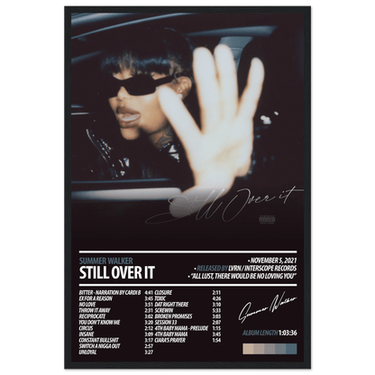 SUMMER WALKER Album Poster | Still Over It - HYUU Art