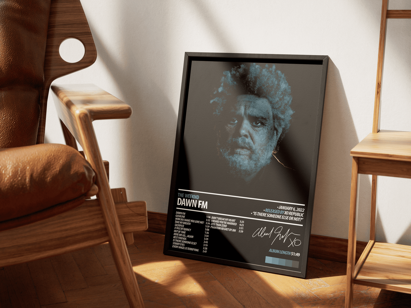 THE WEEKND Album Poster | Dawn FM - ChordPrints