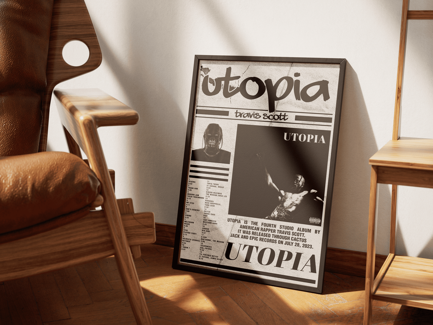 TRAVIS SCOTT UTOPIA Poster - ChordPrints