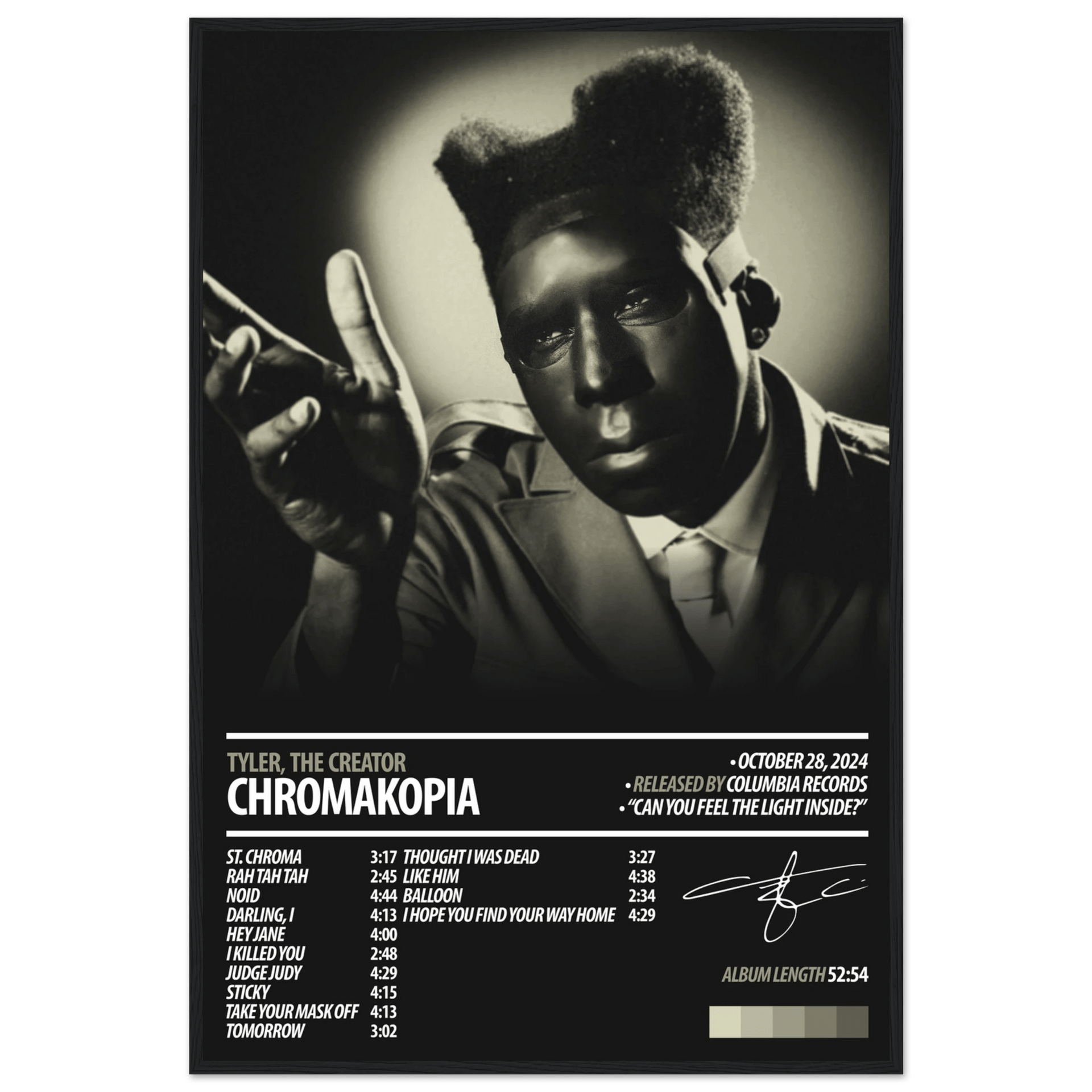 TYLER, THE CREATOR Album Poster | CHROMAKOPIA – HYUU Art