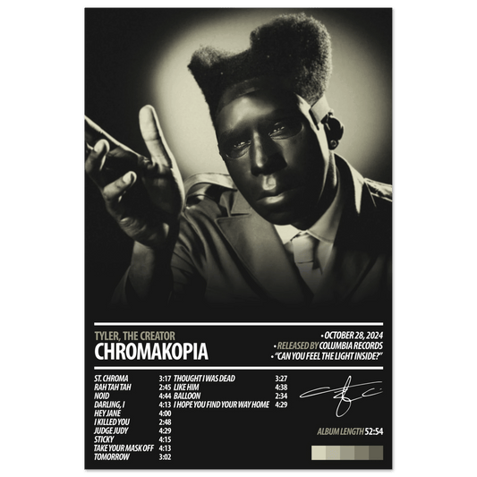 TYLER, THE CREATOR Album Poster | CHROMAKOPIA - HYUU Art