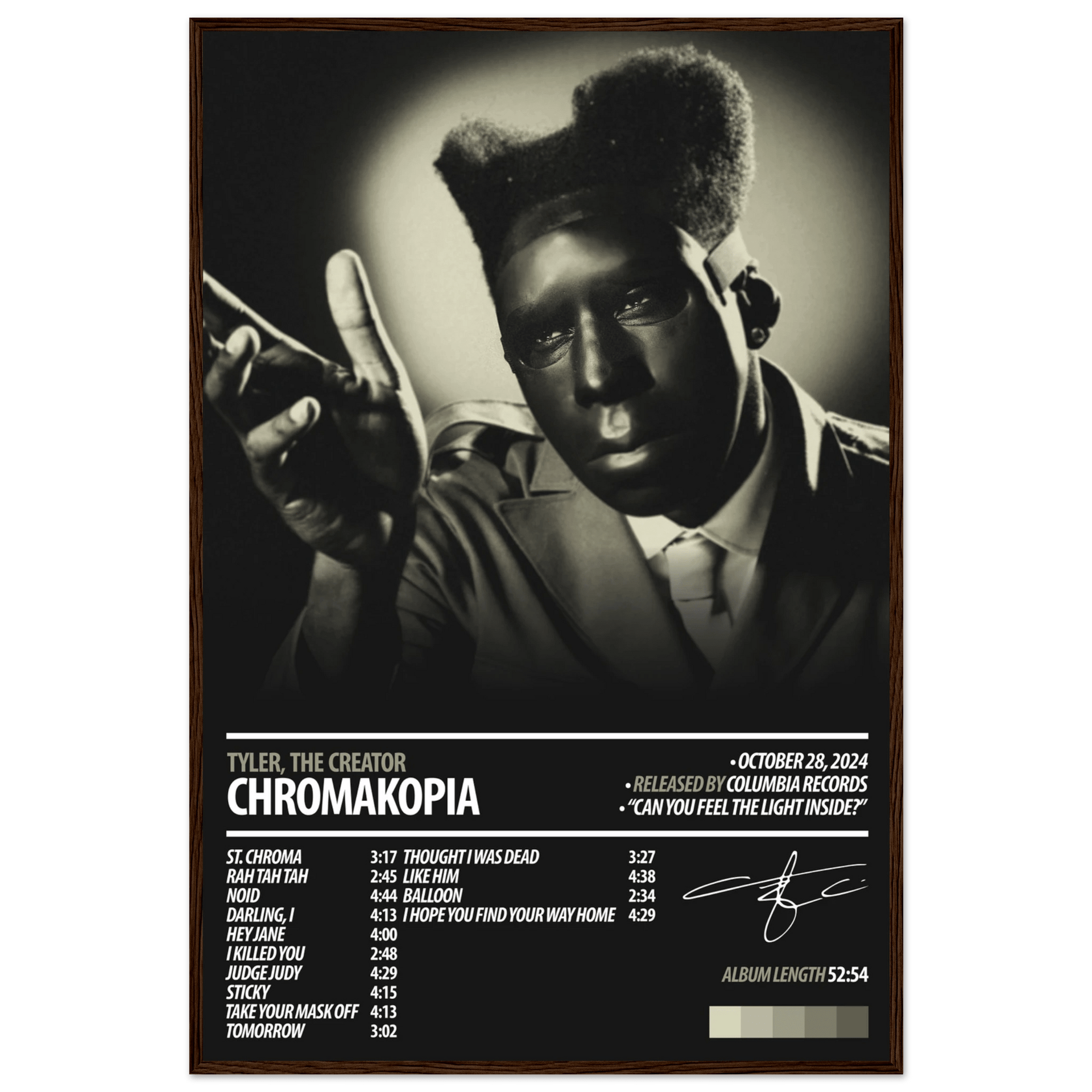 TYLER, THE CREATOR Album Poster | CHROMAKOPIA – HYUU Art