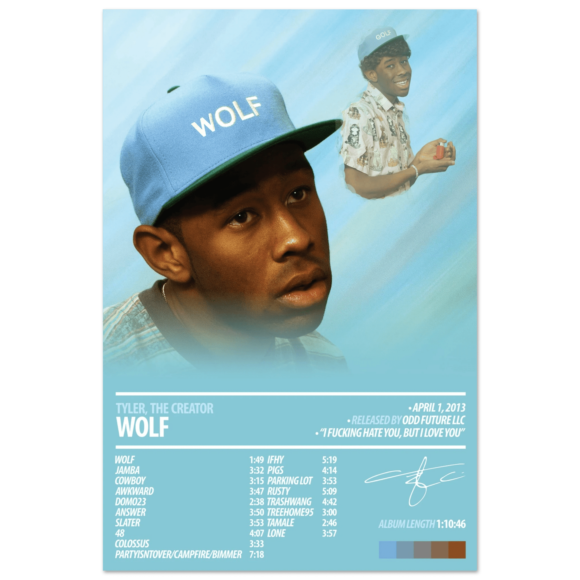 TYLER, THE CREATOR Album Poster | Wolf – HYUU Art