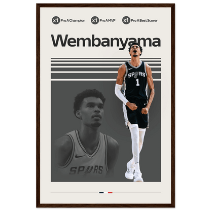 VICTOR WEMBANYAMA | BASKETBALL POSTER - ChordPrints