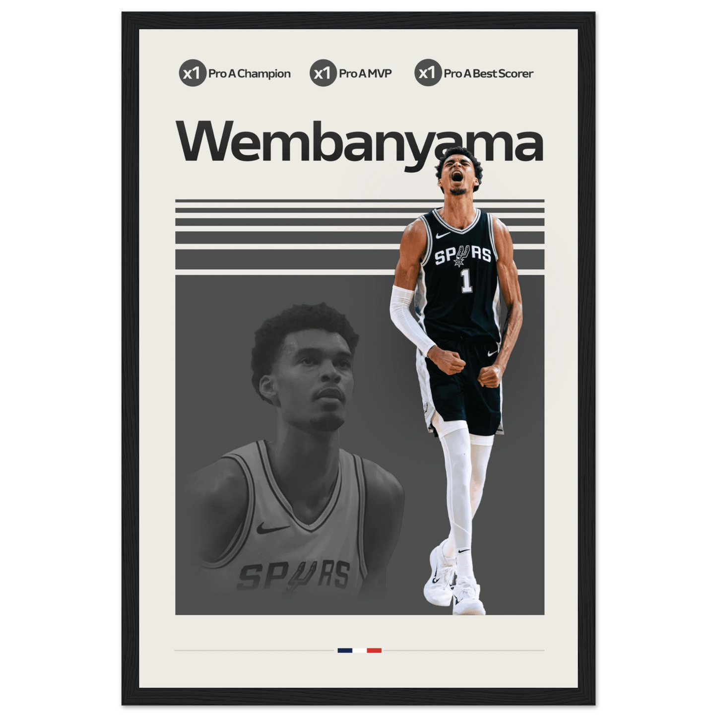 VICTOR WEMBANYAMA | BASKETBALL POSTER - ChordPrints