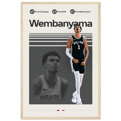 VICTOR WEMBANYAMA | BASKETBALL POSTER - ChordPrints