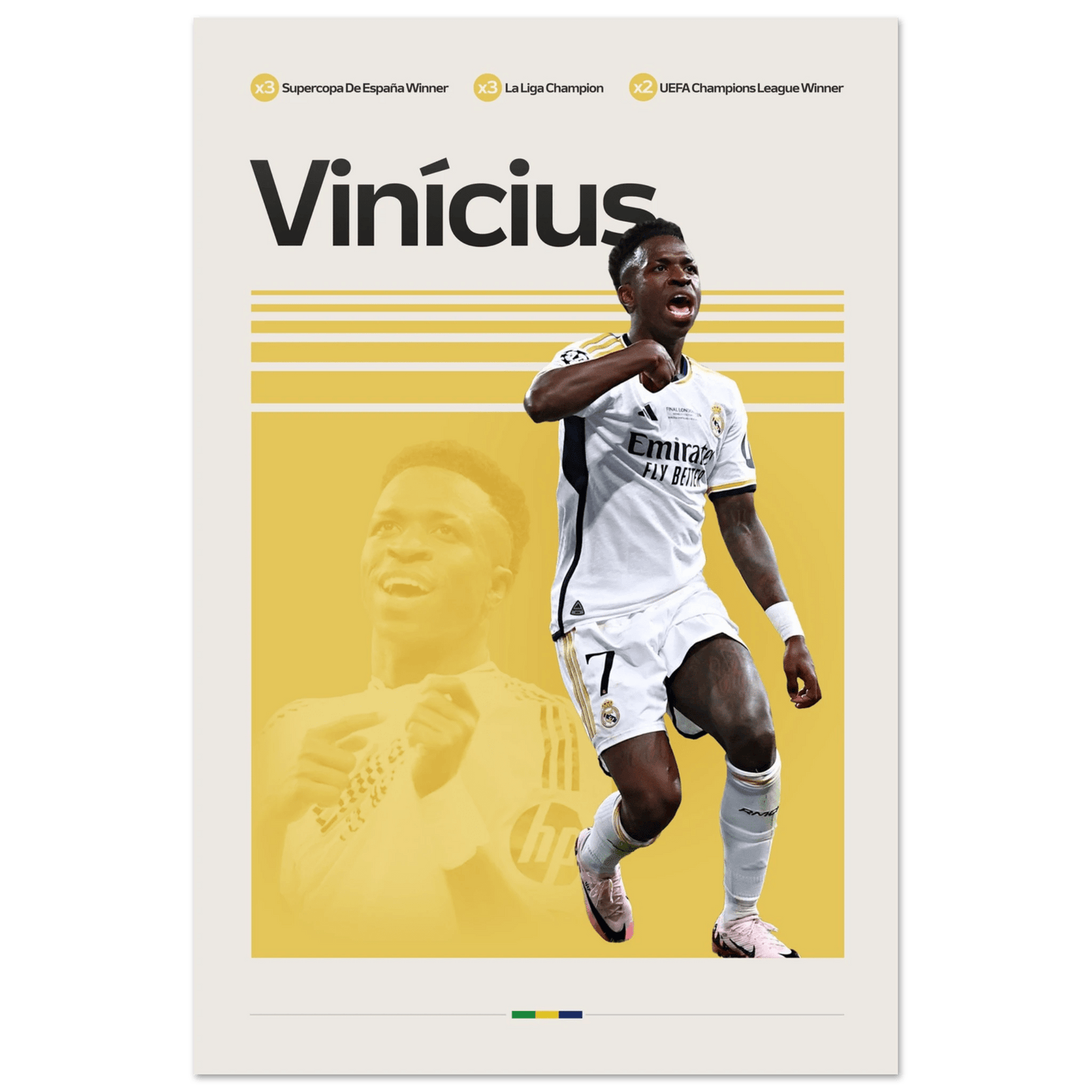 VINÍCIUS JÚNIOR | SOCCER POSTER - HYUU Art