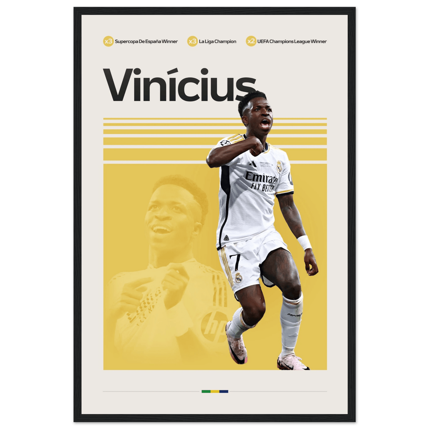 VINÍCIUS JÚNIOR | SOCCER POSTER - HYUU Art
