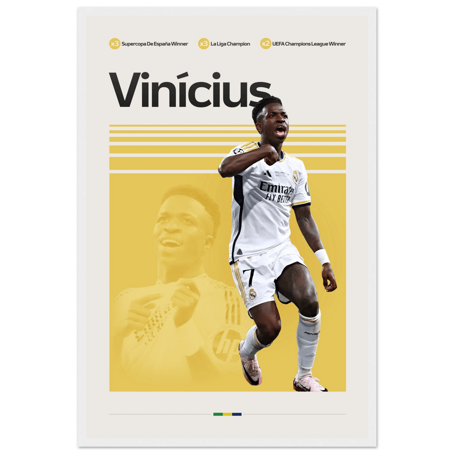 VINÍCIUS JÚNIOR | SOCCER POSTER - HYUU Art