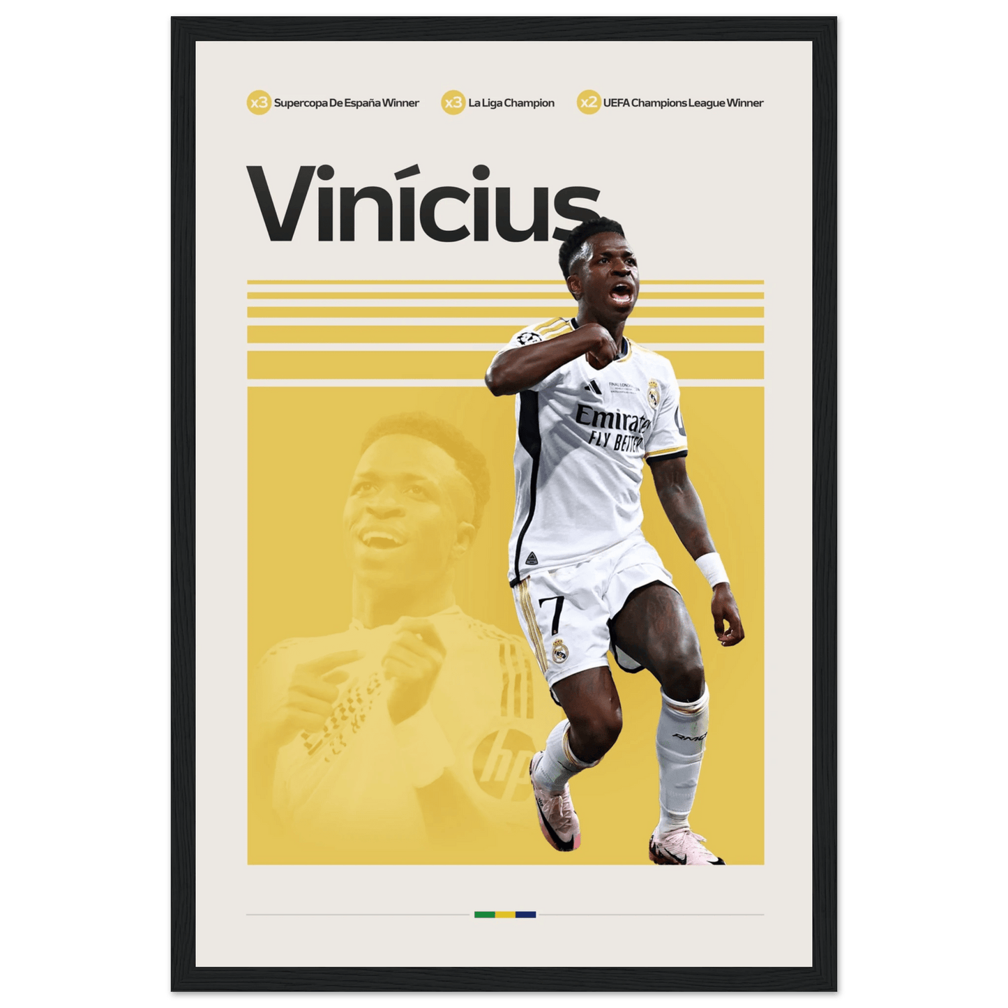 VINÍCIUS JÚNIOR | SOCCER POSTER - HYUU Art