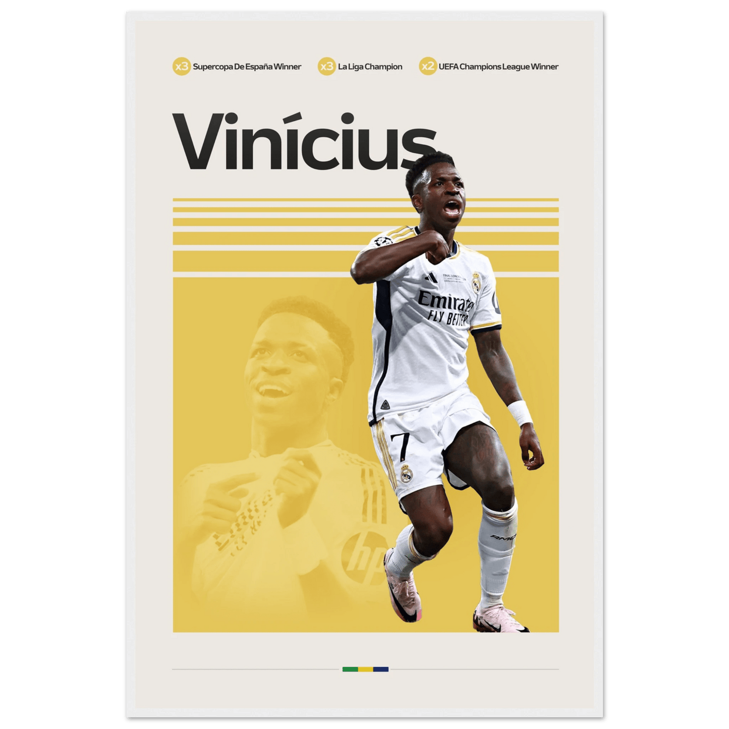 VINÍCIUS JÚNIOR | SOCCER POSTER - HYUU Art