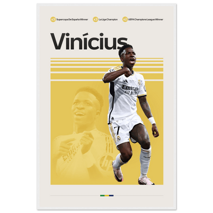 VINÍCIUS JÚNIOR | SOCCER POSTER - HYUU Art