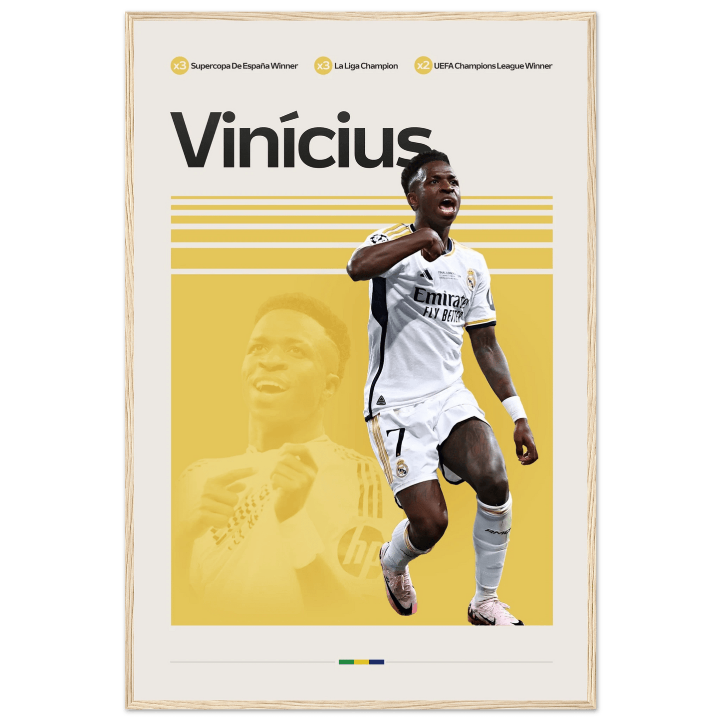 VINÍCIUS JÚNIOR | SOCCER POSTER - HYUU Art
