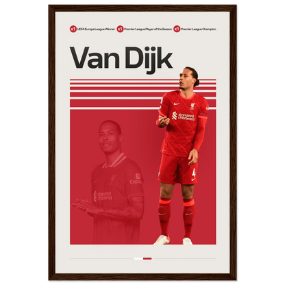 VIRGIL VAN DIJK | SOCCER POSTER - HYUU Art