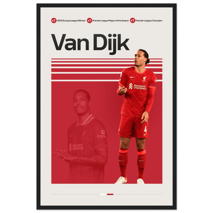 VIRGIL VAN DIJK | SOCCER POSTER - HYUU Art