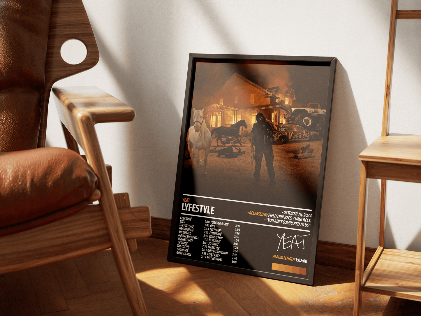 YEAT Album Poster | LYFESTYLE - ChordPrints