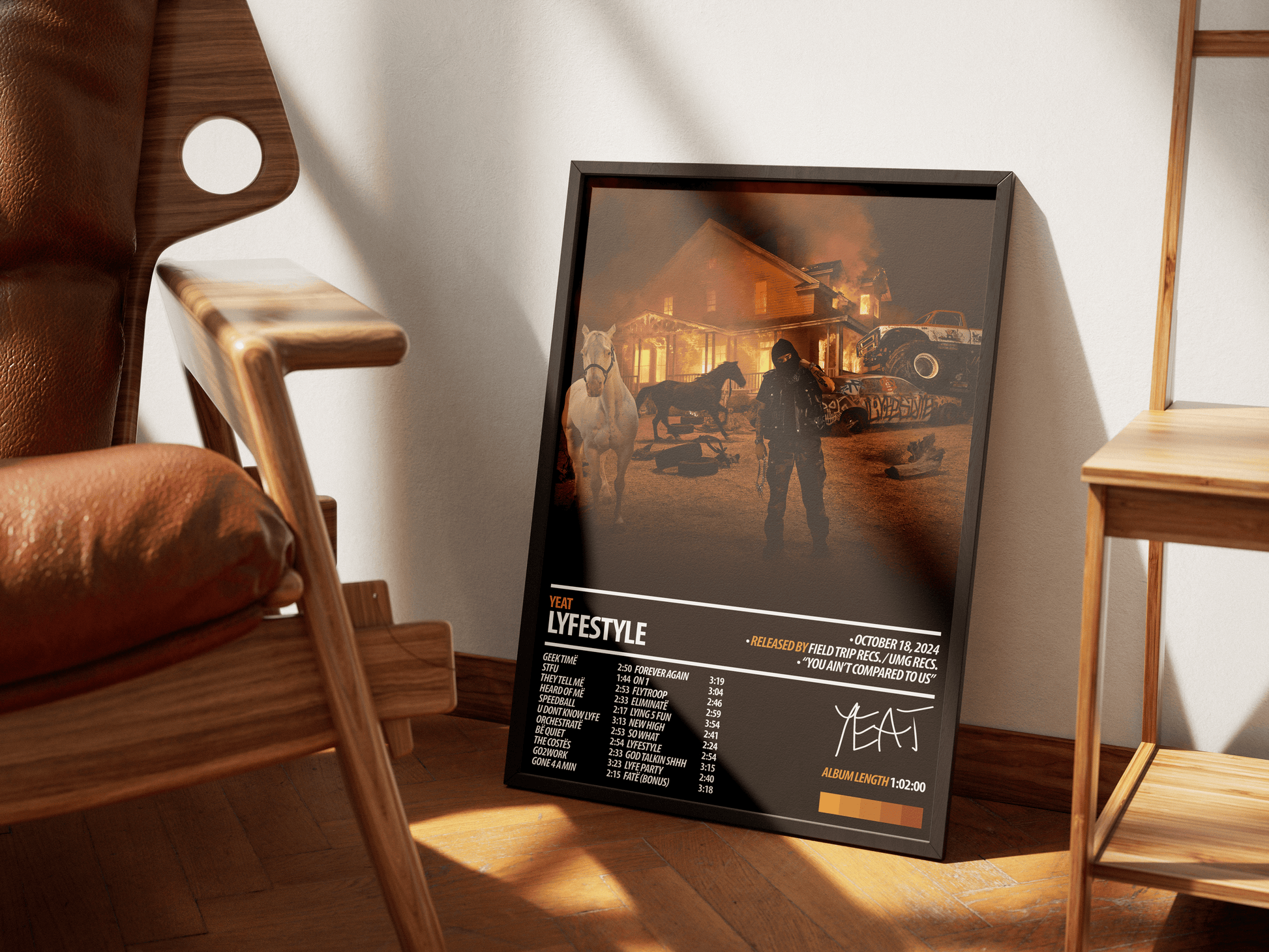 YEAT Album Poster | LYFESTYLE - ChordPrints