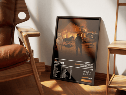YEAT Album Poster | LYFESTYLE - ChordPrints